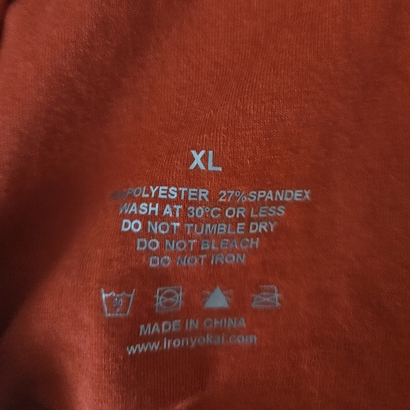 IronYokai Pixel Yokai Print Red Sports Bra - Picture 4 of 4